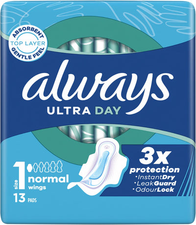 Always - Ultra Day Damenbinden Normal, Packung à 13 Stück