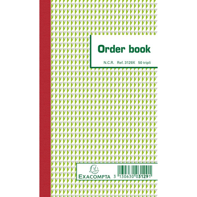 Exacompta - Bestellbuch 175x105mm 50x3 Blatt | 50 Stück