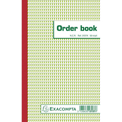 Exacompta - Bestellbuch 210x135mm 50x3Blatt Linie | 10 Stück
