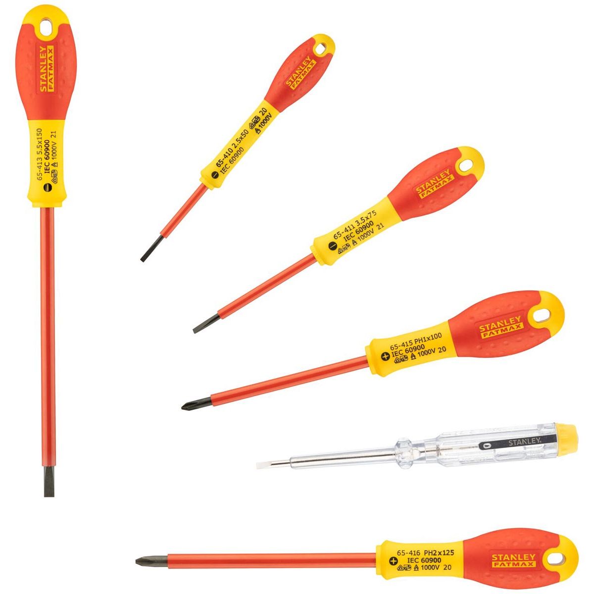Stanley - Fatmax Schraubendreher-Set, 6-teilig