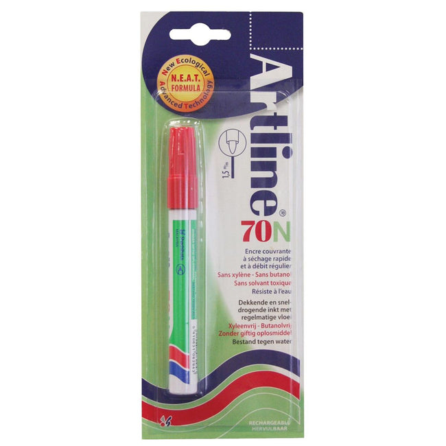Artline - Permanentmarker 70N rot, im Blister