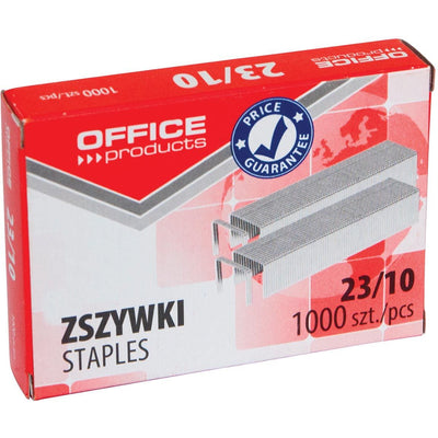 OFFICE products -   nietjes 23-10, metaal, doos van 1000 stuks