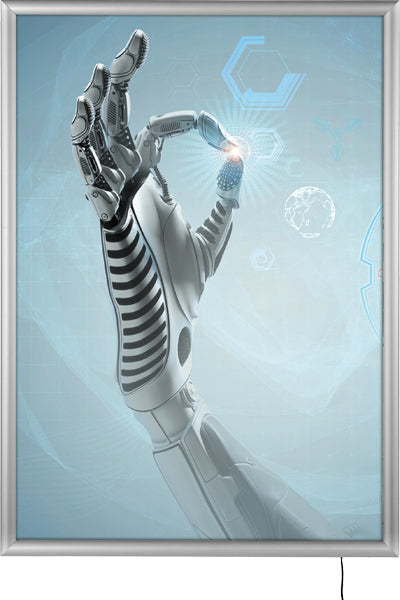Klika - LED Klickrahmen 42x59,4 cm ALU Klapppr. A2
