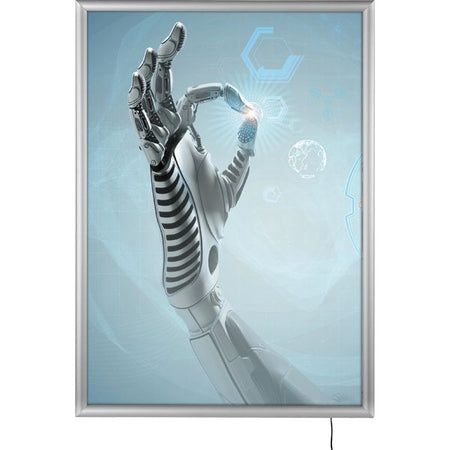 Klika - LED Klickrahmen 42x59,4 cm ALU Klapppr. A2
