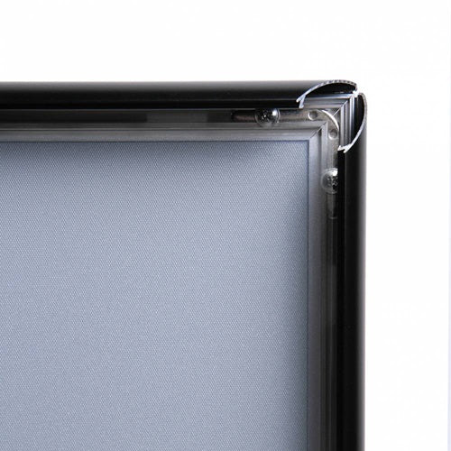 Klika - Klickrahmen 21x30cm ALU 25mm A4 schwarz 8 Stück