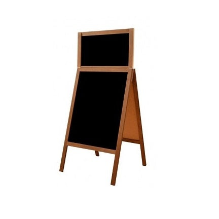 Klika - Gehwegtafel aus Kreide FINE BxH 61x118+23cm Maho