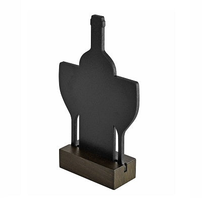 Klika -  Krijt-tafelstandaard Wijn bxh 10x18cm