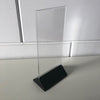 Klika – Menüständer 9,9 x 21 cm, schwarze Basis