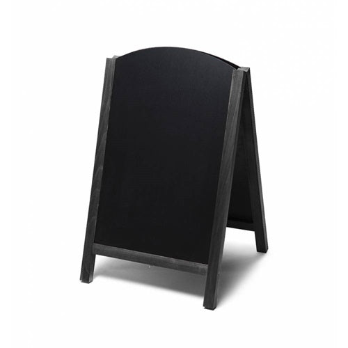 Klika - Kreide-Gehwegschild schwarz BxH 55x85 cm Bogen