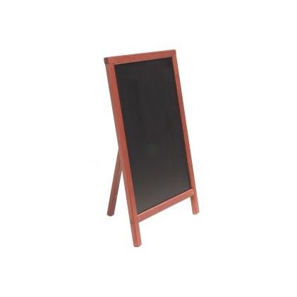 Klika -  Krijtstoepbord mahonie bxh 55x85cm halve