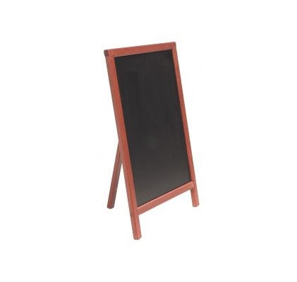 Klika -  Krijtstoepbord mahonie bxh 55x85cm halve