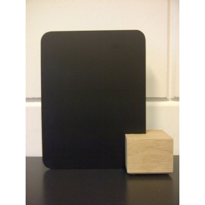 Klika - Kreidetafel A5 mit Eichenblock 60x60x48 12 Stück