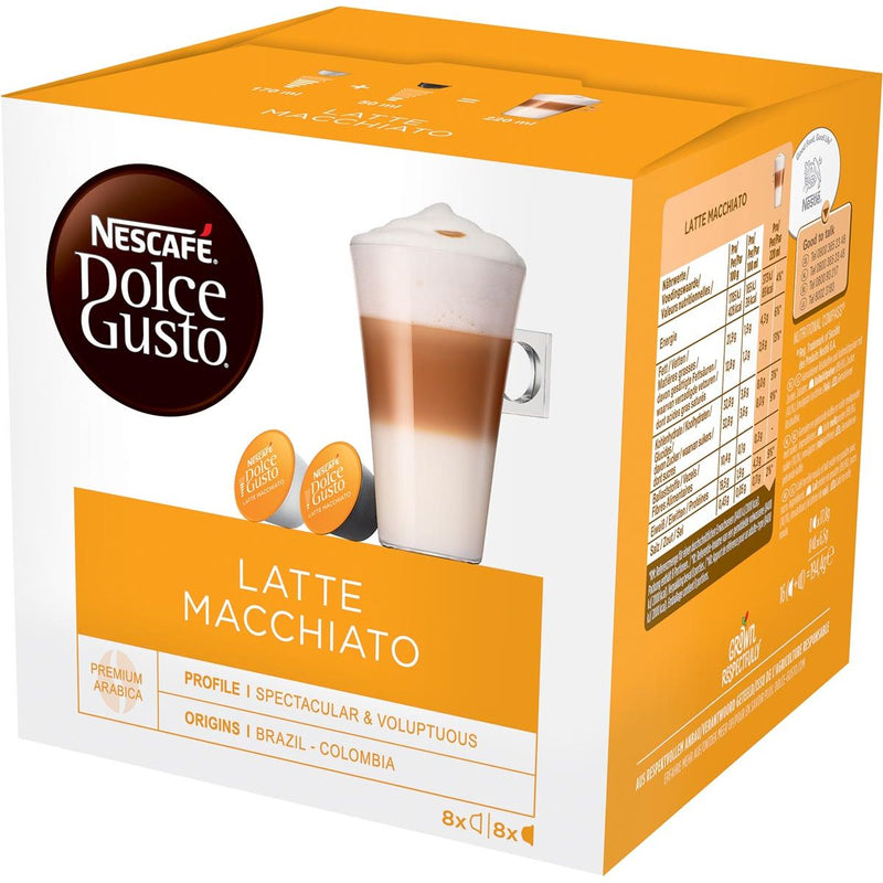 Nescafé - Kaffeekapseln, Latte Macchiato, Packung à 16 Stück