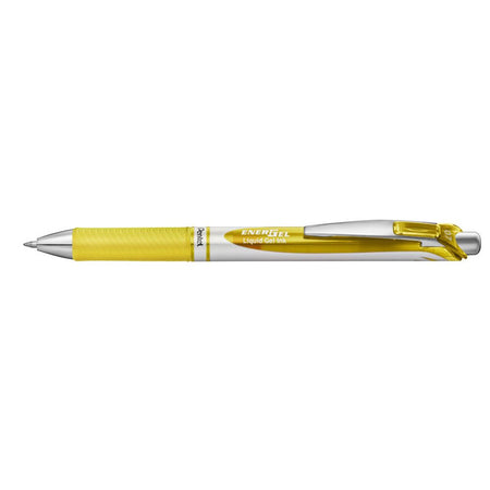 Pentel -  Gelschrijver  bl77 energel medium geel | 12 stuks