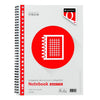 Quantore - Vorlesungsblock A4 Raute 5mm 23-Loch 100 Blatt 70gr