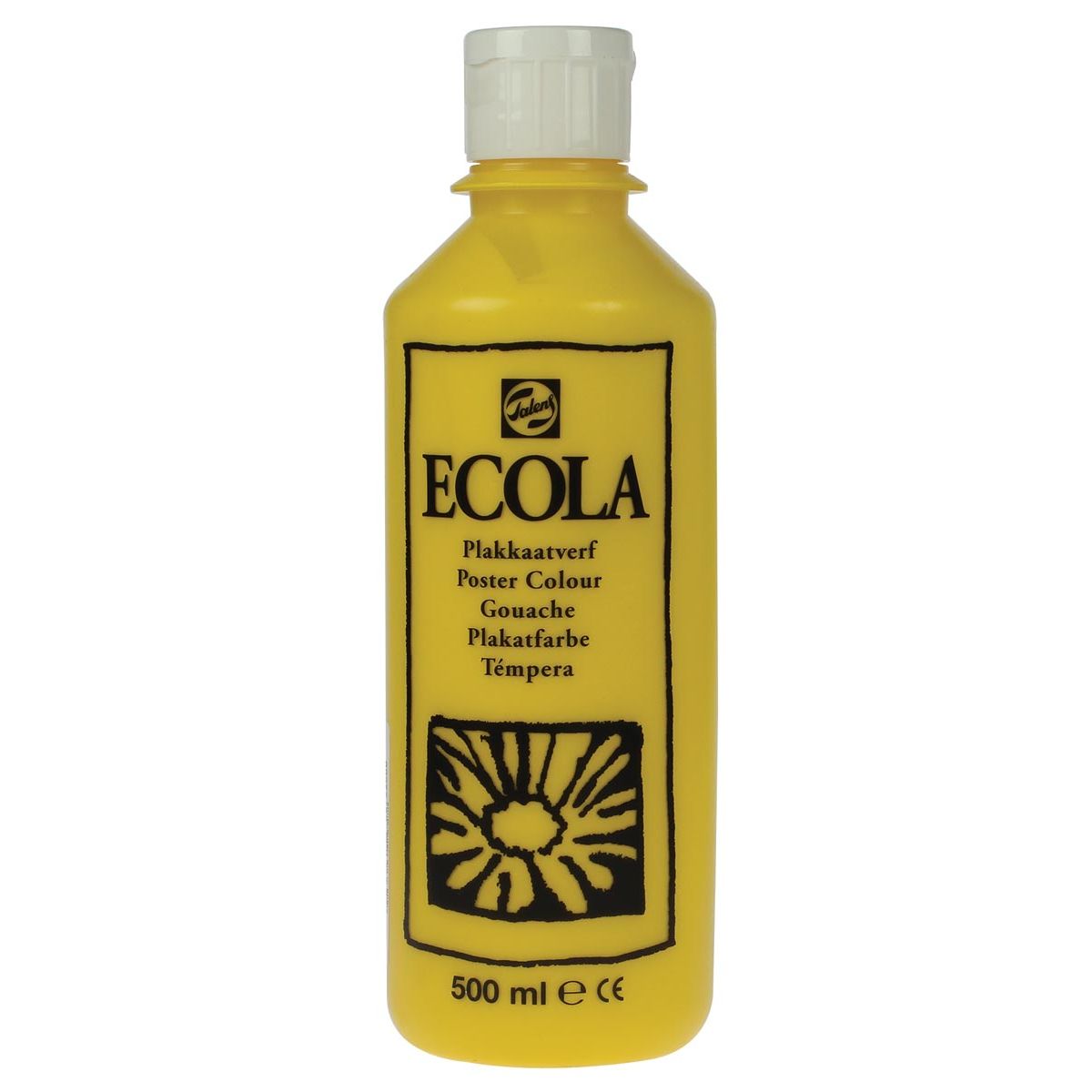 Talens - Ecola Gouache 500 ml Flasche, gelb