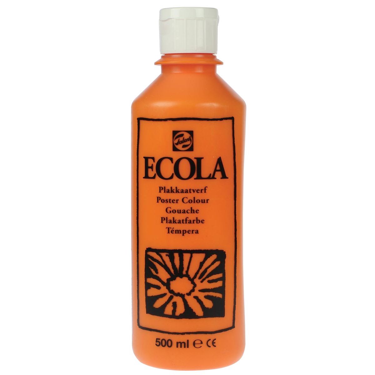 Talens - Ecola Gouache 500 ml Flasche, Orange