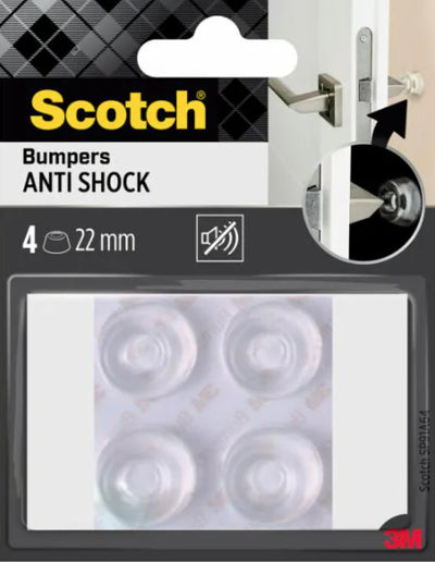 3M - Stoßfänger, Anti-Schock, 22 mm, Blister mit 4 Stück