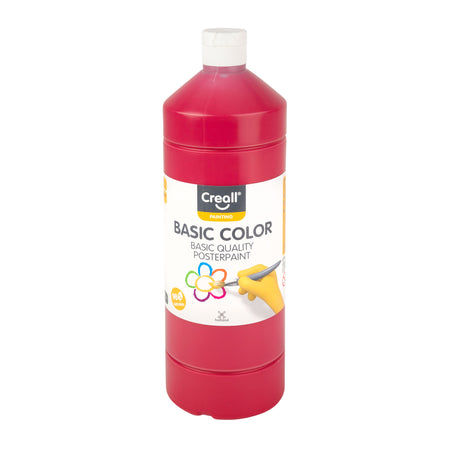 Creall – Posterfarbe Basic Rot 1000 ml