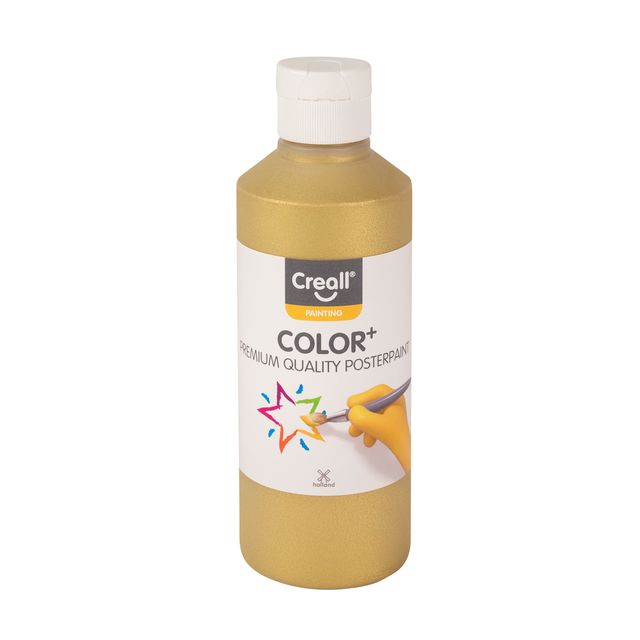 Creall - Gouachefarbe Gold 250ml | 6 Stück