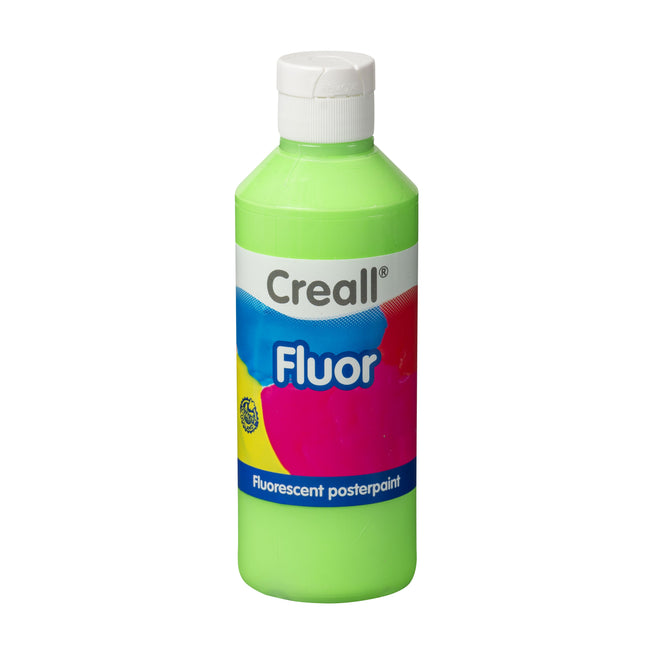 Creall – Posterfarbe Fluorgrün 250 ml