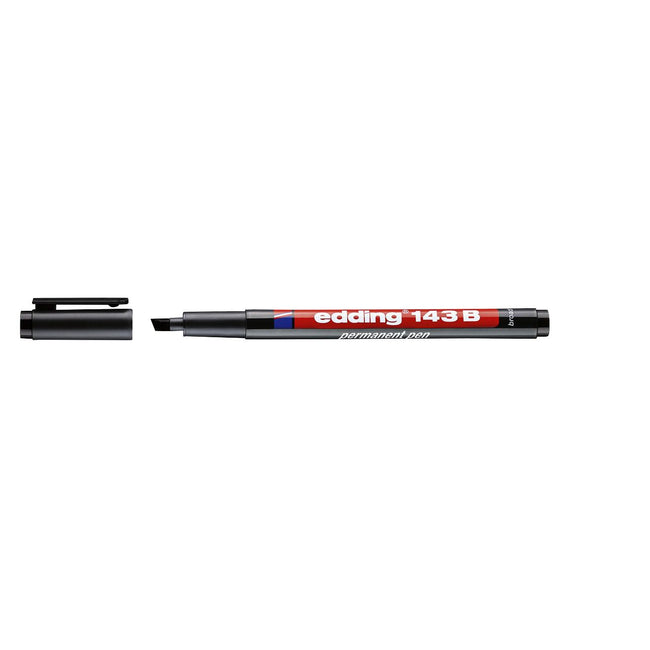 Edding - Filzstift 143 diagonal 1-3mm schwarz
