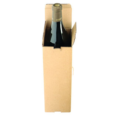 IEZZY - Versandkarton Flasche Karton braun 90x90x360mm