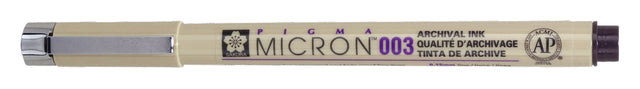 Fineliner Sakura Pigma Micron 003 schwarz 0,15 mm