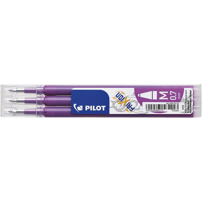 Pilot - Tintenroller-Mine friXion mittelviolett, Set à 3 Stück