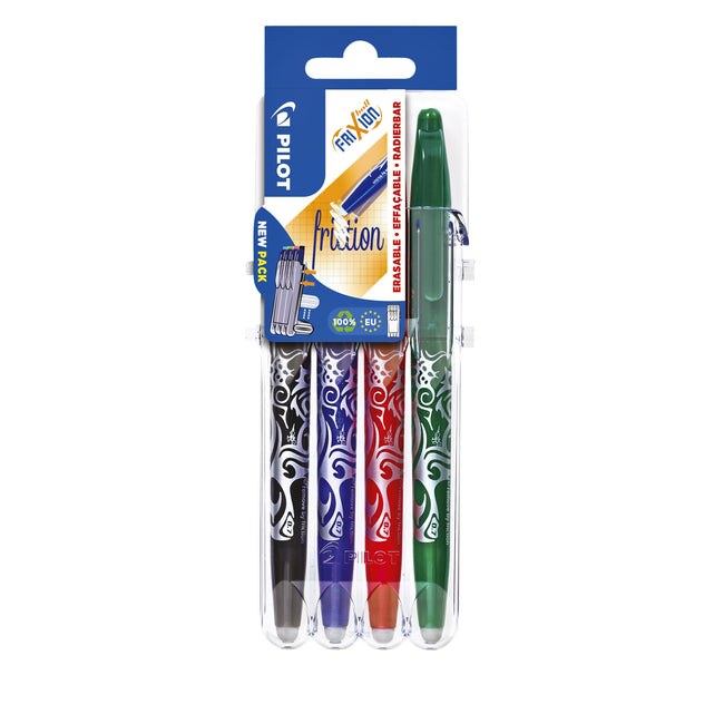 Pilot - Tintenroller friXion medium basic sortiert Set2Go à 4 Stück