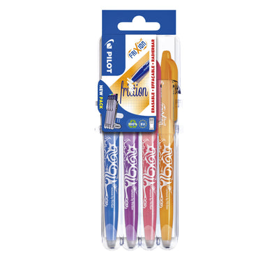 Pilot - Tintenroller friXion medium fun sortiert Set2Go à 4 Stück