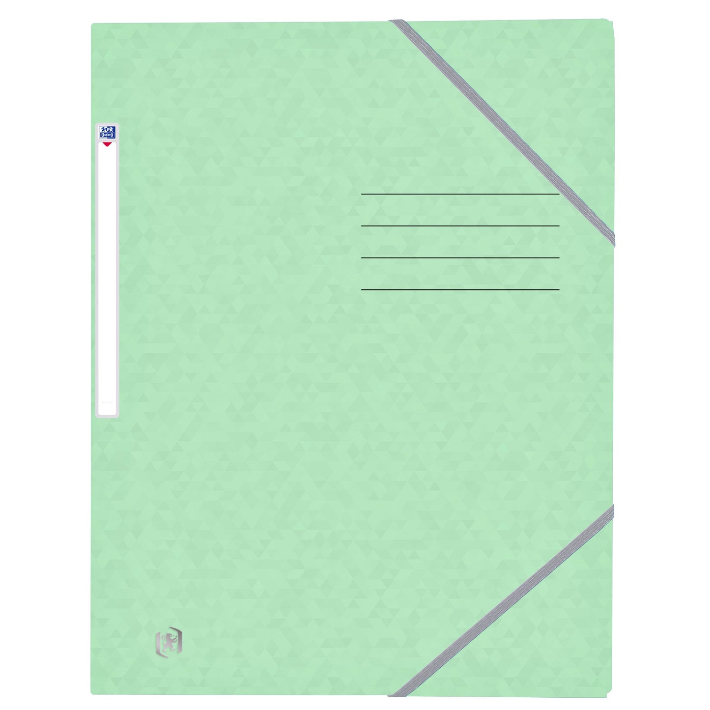 Oxford - Elastomap Top File+ A4 3 Klappen 390gr pastellgrün | 10 Stück