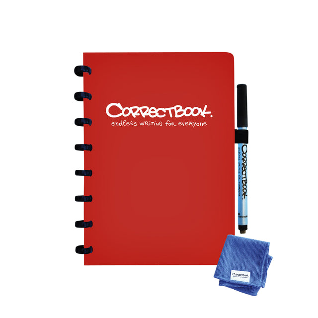 CorrectBook - Notebook CorrectBook A5 Zeile 40BLZ Horizon Red | 1 Stück