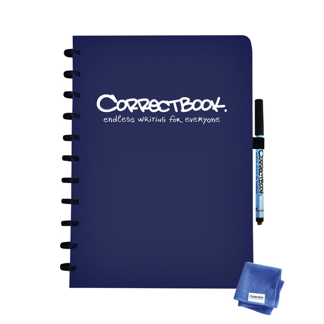 CorrectBook - Notebook CorrectBook A4 Zeile 40BLZ MN Blue | 1 Stück