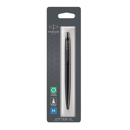 Parker - Jotter XL Kugelschreiber Monochrom schwarz, mittlere Blisterpackung mit 1 Stück