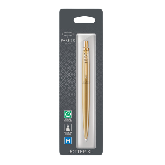Parker - Kugelschreiber Jotter XL Monochrome Gold Medium Blister à 1 Stück