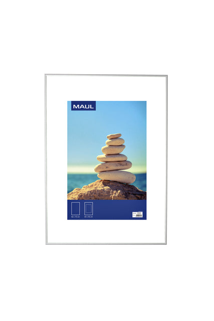 Fotorahmen Maul Design 50x70 cm Aluminium Silber