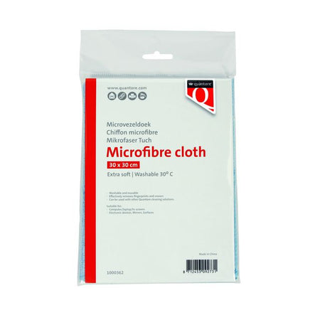 Quantore - Mikrofasertuch 30x30cm blau | 10 Stück