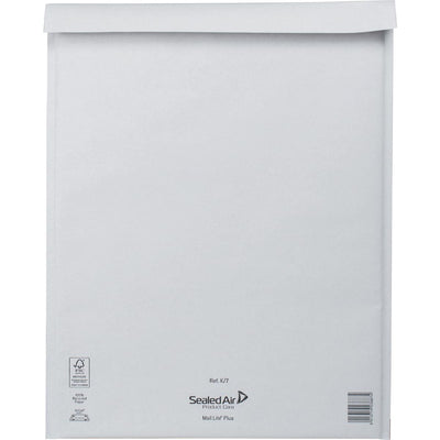 Mail Lite -   luchtkussenenveloppen, wit, K/7, 350 x 470 mm, doos van 100 stuks
