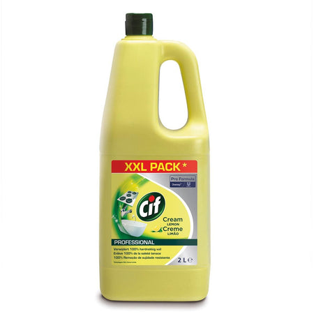 Cif - Zitronen-Scheuercreme, 2-Liter-Flasche