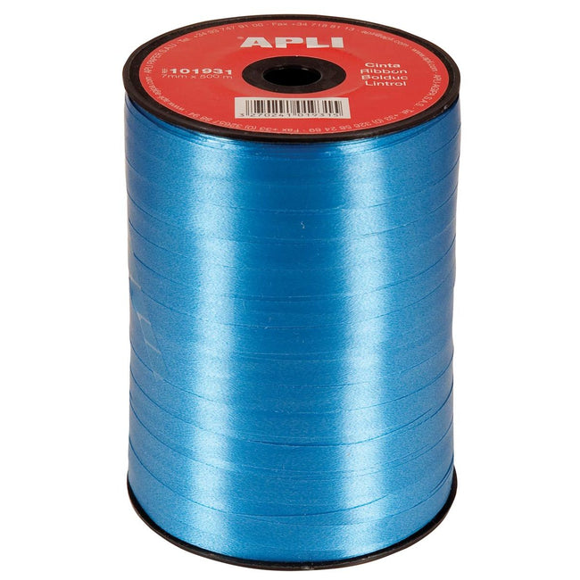 Apli - Dekoband 7 mm x 500 m, blau