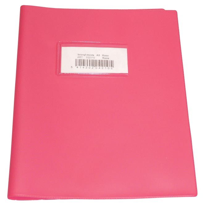 Bronyl - Notizbuchhülle ft 16,5 x 21 cm (Notizbuch), rosa