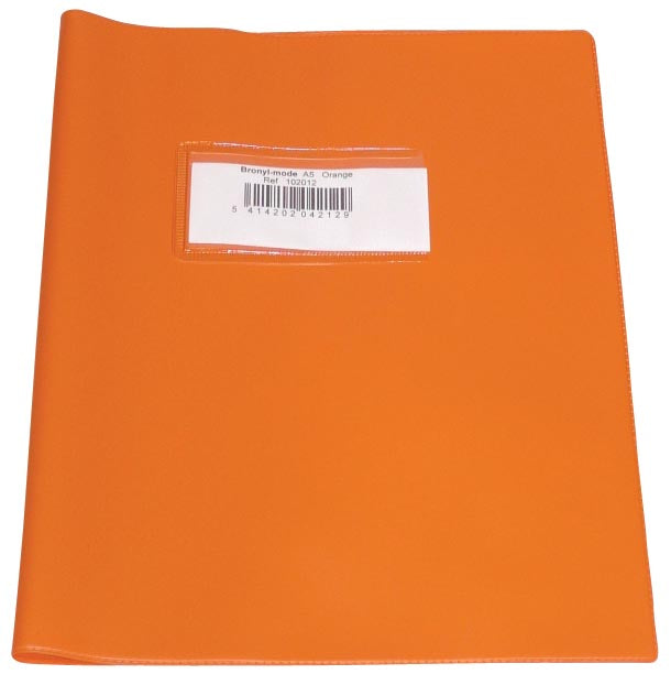 Bronyl – Notizbuchhülle ft 16,5 x 21 cm (Skript), orange
