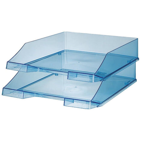 Han - Briefablage C4 transparent blau