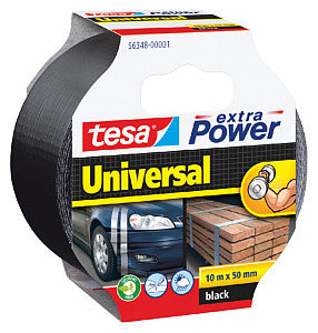 Tesa - Klebeband 50mmx10m extra Power Black | 6 Stücke