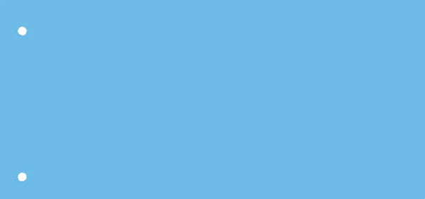 QBASIC - Scheidungsstreifen 225x120mm 50vvvel Blue | 24 Stücke