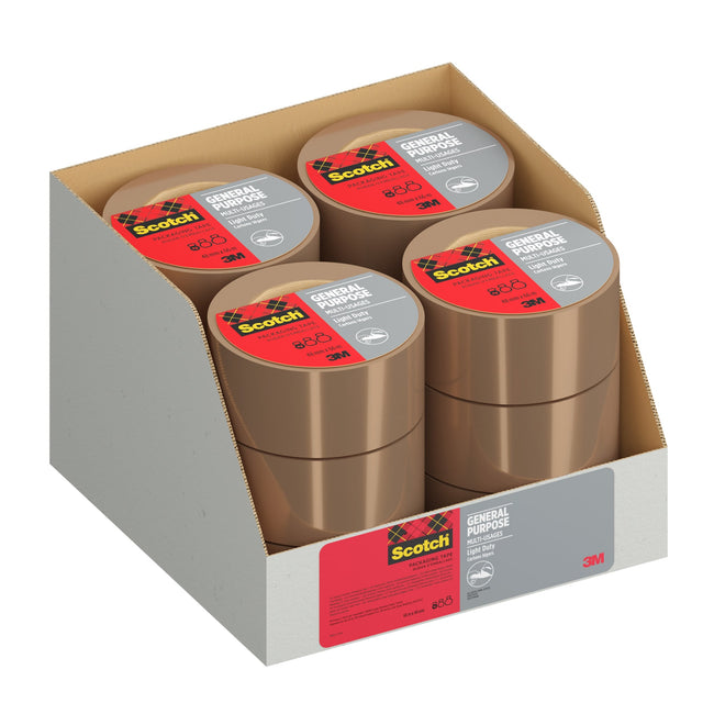 Scotch -  Verpakkingse 4501b66 48mmx66m bruin | 12 stuks