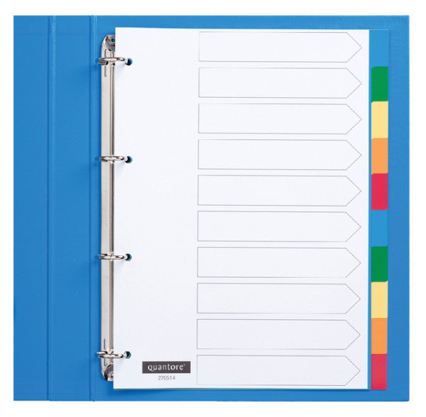 Quantore-tabs 4-Loch 10-teilige Assorti-Tabs pp | 25 Stücke