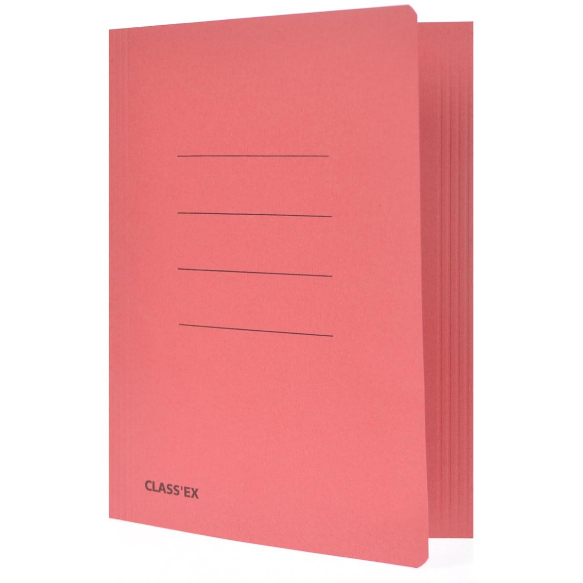 Classex - Class'ex Aktenordner, 3 Klappen ft 18,2 x 22,5 cm (für ft Notebook), Kirsche