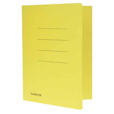 Classex - Aktenordner Class'ex, 3 Klappen ft 18,2 x 22,5 cm (für ft Notebook), gelb